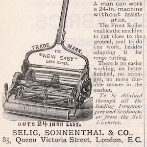 1940s lawn mower top