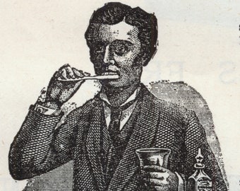 Antike Werbung für Sozodont für die Zähne - Hübsche Lippen - Ende 1800er Jahre - DIGITALER DOWNLOAD