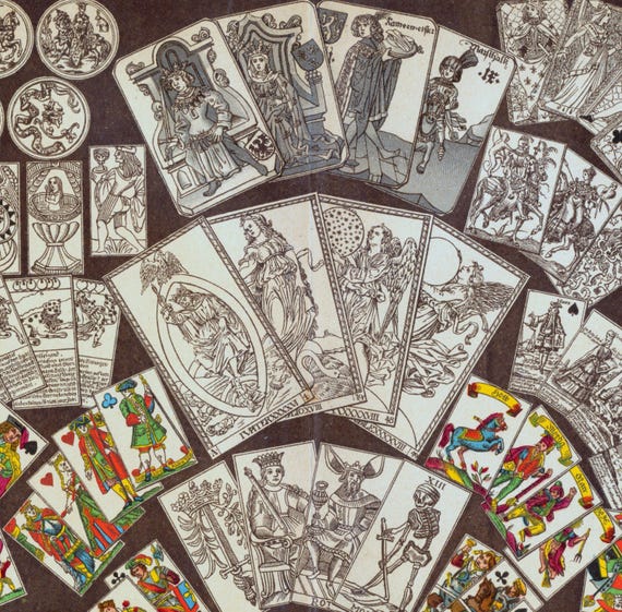 rare antique playing cards Imported Playing Cards main image 1