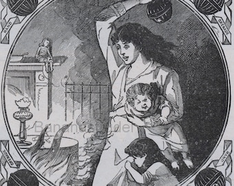 1886 Antique Advertisement for the Harden "Star" Hand Grenade Fire Extinguisher Co. Ltd.-  DIGITAL DOWNLOAD