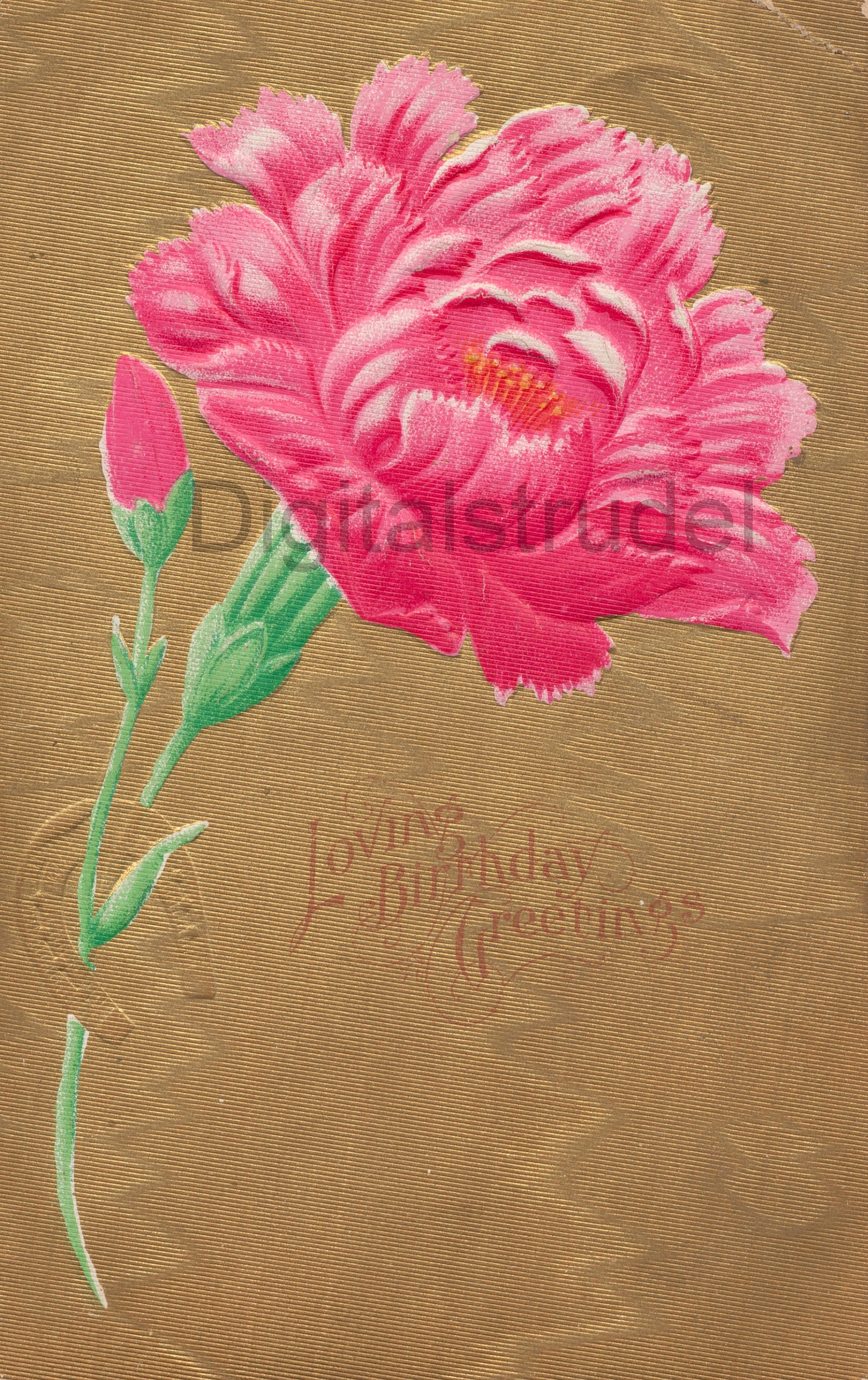 Antique/Vintage Flower Postcards No. 1 - Set of 5 Images - DIGITAL DOWNLOAD
