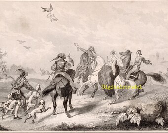 Hawking - Antique Illustration - DIGITAL DOWNLOAD