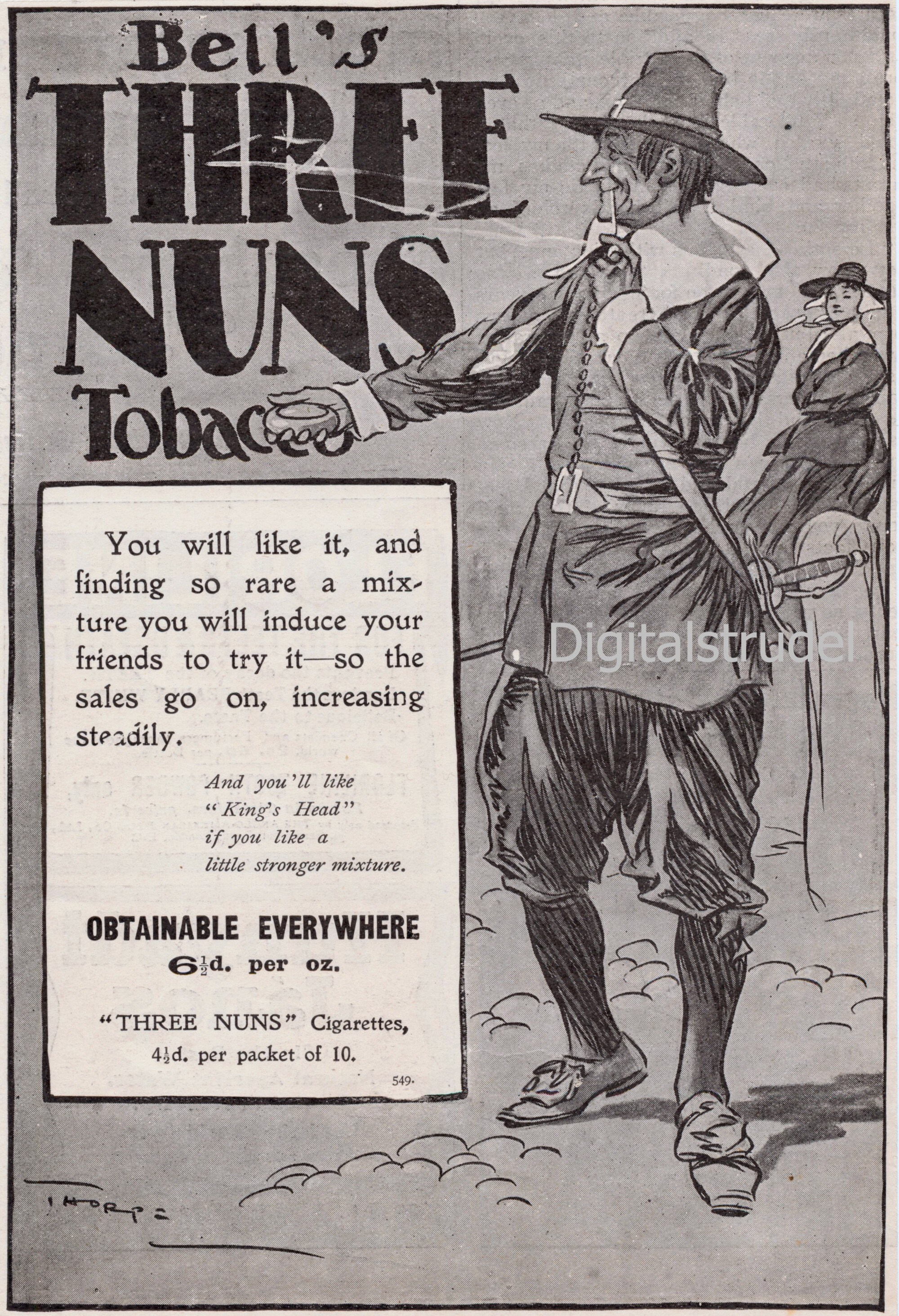 three nuns pipe tobacco Empire Blend (1942) Vintage Three Nuns Tobacco Tin