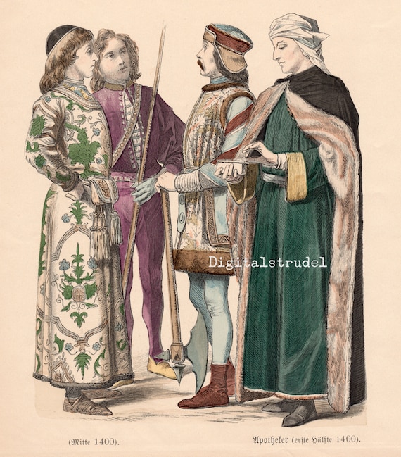 Buy Antique Print of excellent Italian