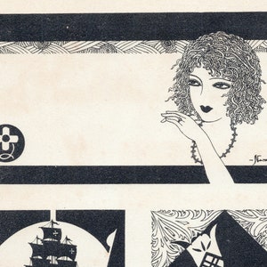 Vintage Japanese Art Deco Print - No. 3 - DIGITAL DOWNLOAD