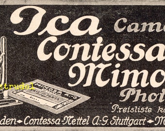 Antique Advertisement for Photo Paper - From 1922 - DIGITAL DOWNLOAD