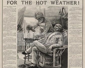 1889 Antique Victorian Advertisement - Salt Regal for the Hot Weather! - DIGITAL DOWNLOAD