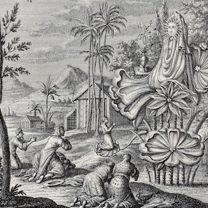 1900s Antique Print of a Babylonian Sun Cult - DIGITAL DOWNLOAD