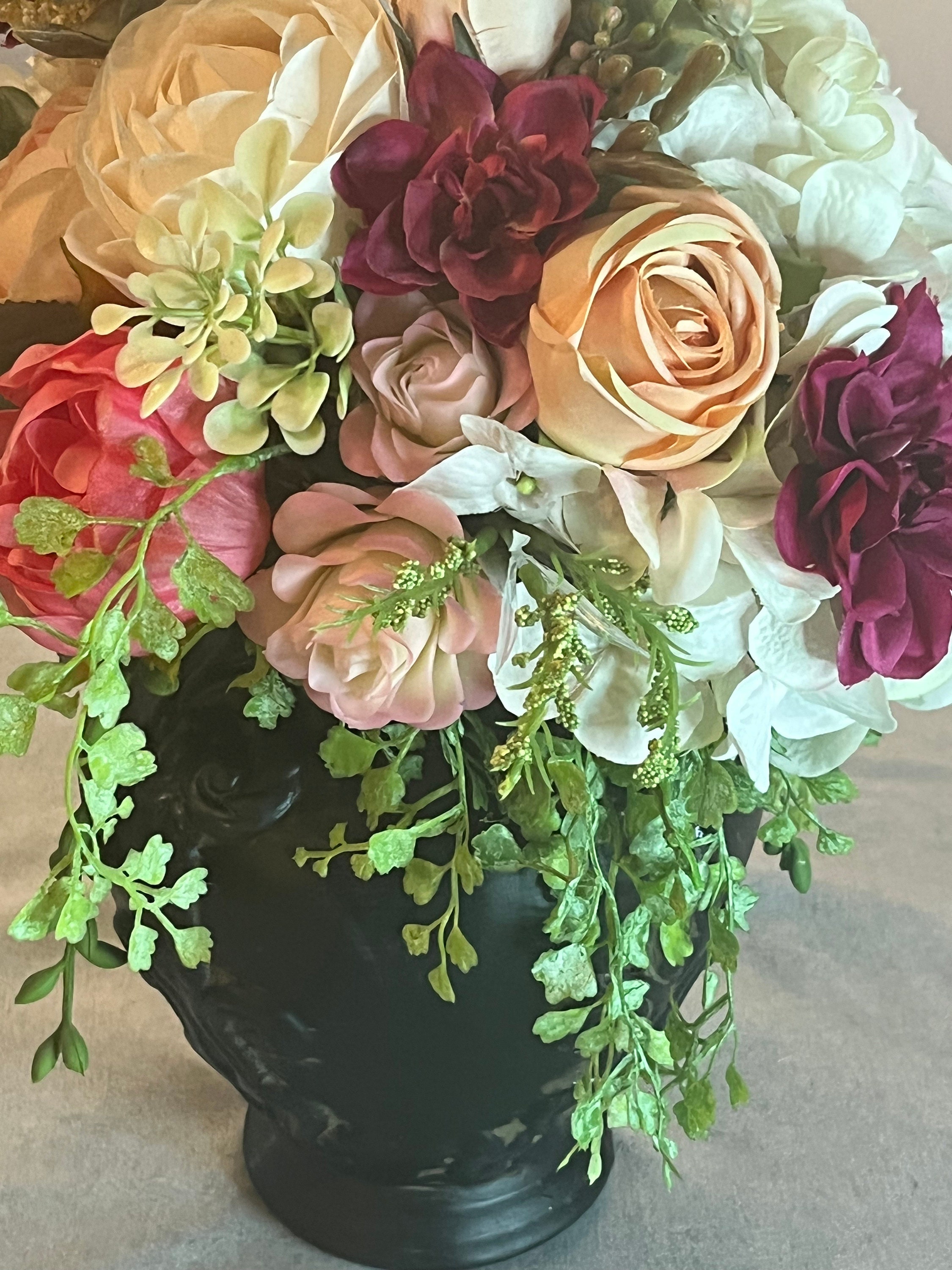 Artificial Peace Everlasting Hydrangeas Rose Peony Elegant Etsy