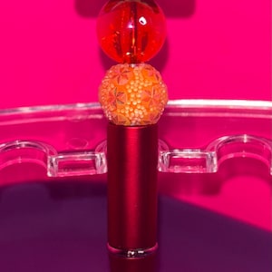 Bingo Obsessed Beaded Focal Refillable Red Pen