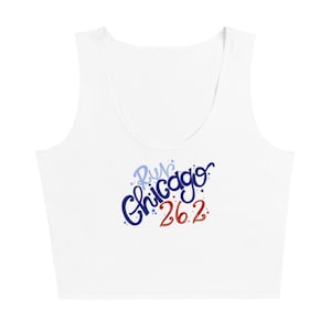 Run Chicago 26.2 Marathon Inspired, Marathon Runner Crop Top, Chicago Gift Ideas