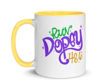 Run Dopey 48.6 Coffee Mug, Dopey Challenge Coffee Mug