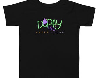Toddler: Dopey Chear Squad Shirt Toddler Short Sleeve Tee, Kids Running Cheer Shirt, WDW Marathon Weekend Fan Shirt