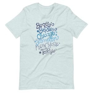 Six Star City Runner Shirt, Marathon Cities Runner Gift for Her, Major Marathons T-Shirt