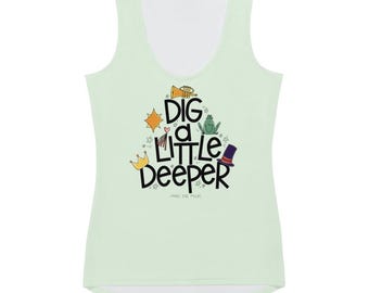 Dig a Little Deeper, Princess Frog Running Tank Top, Tiana Inspired Running Tank Top