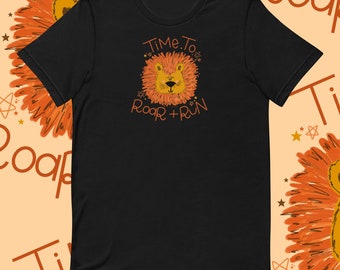 Simba Lion Inspired Running Shirt, Roar and Run Springtime Surprise 10 Miler Shirt, Lion Shirt