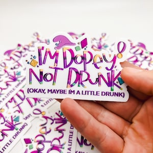 Funny Dopey Challenge Sticker, 48.6 Miles Water Bottle Sticker, Magical Runner Sticker