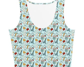 Ratatouille Running Crop Top, Little Chef Theme Park Wear