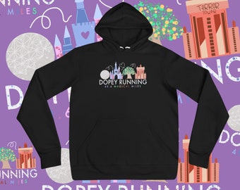 Dopey Challenge Running Unisex Hoodie, Dopey Challenge Hoodie, WDW Marathon Weekend, Dopey Runner Sweatshirt, Dopey Finisher Gift