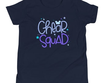 Cheer Squad Ungdoms-T-shirt: Marathon Support Team-T-shirt