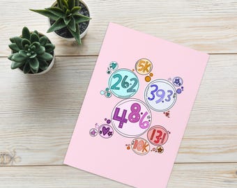 Dopey Challenge Inspiration Card - Motivational Gift for Disney Runners | Encouraging Card for the 4-Race Marathon Weekend Challenge