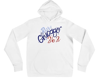 Run Chicago 26.2 Hoodie: Marathon Runner Gift