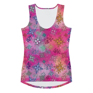 Anna Running Costume, Frozen 2 Inspired Pink Running Tank Top