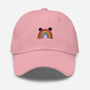 Boho Rainbow Hat with Hidden Mickey Ears Flower and Garden image 5