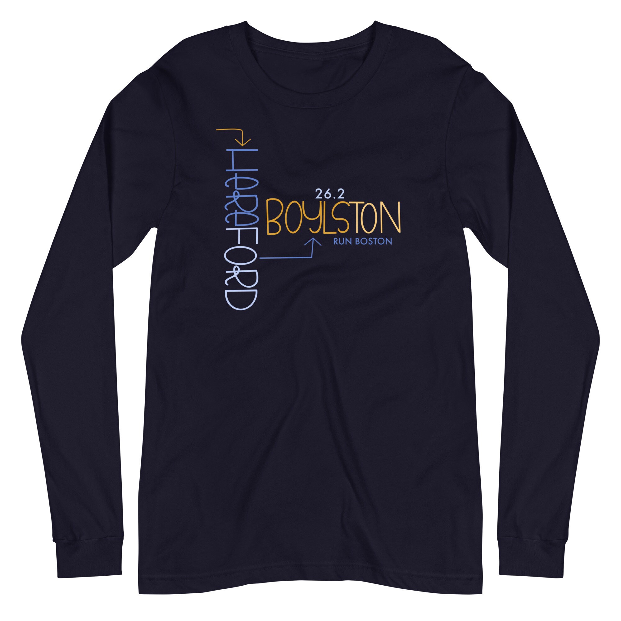 Run Boston Marathon Long Sleeve T-Shirt
