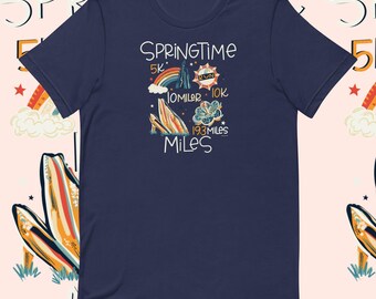 Springtime Surprise Challenge Inspired T-Shirt, Never Land 5k, Up 10k, Lion 10 Miler, Lilo Stitch Challenge Shirt