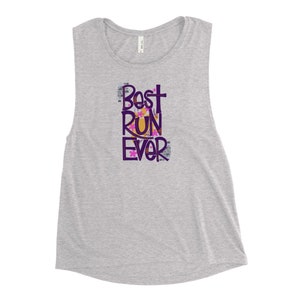 Best Run Ever Rapunzel Inspired Ladies’ Muscle Tank