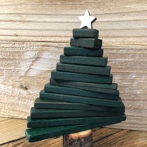 Wooden Rustic Christmas Tree - Rustic Christmas Tree - Handmade Trees