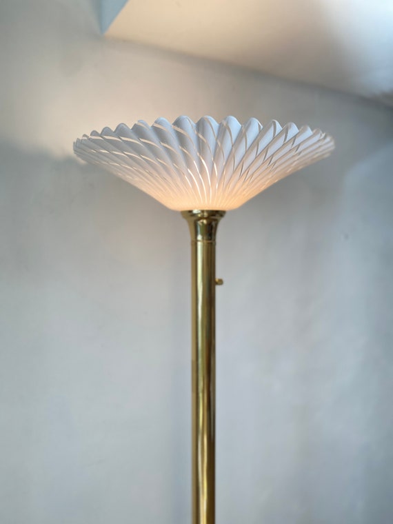 Metal torchiere cheap floor lamp