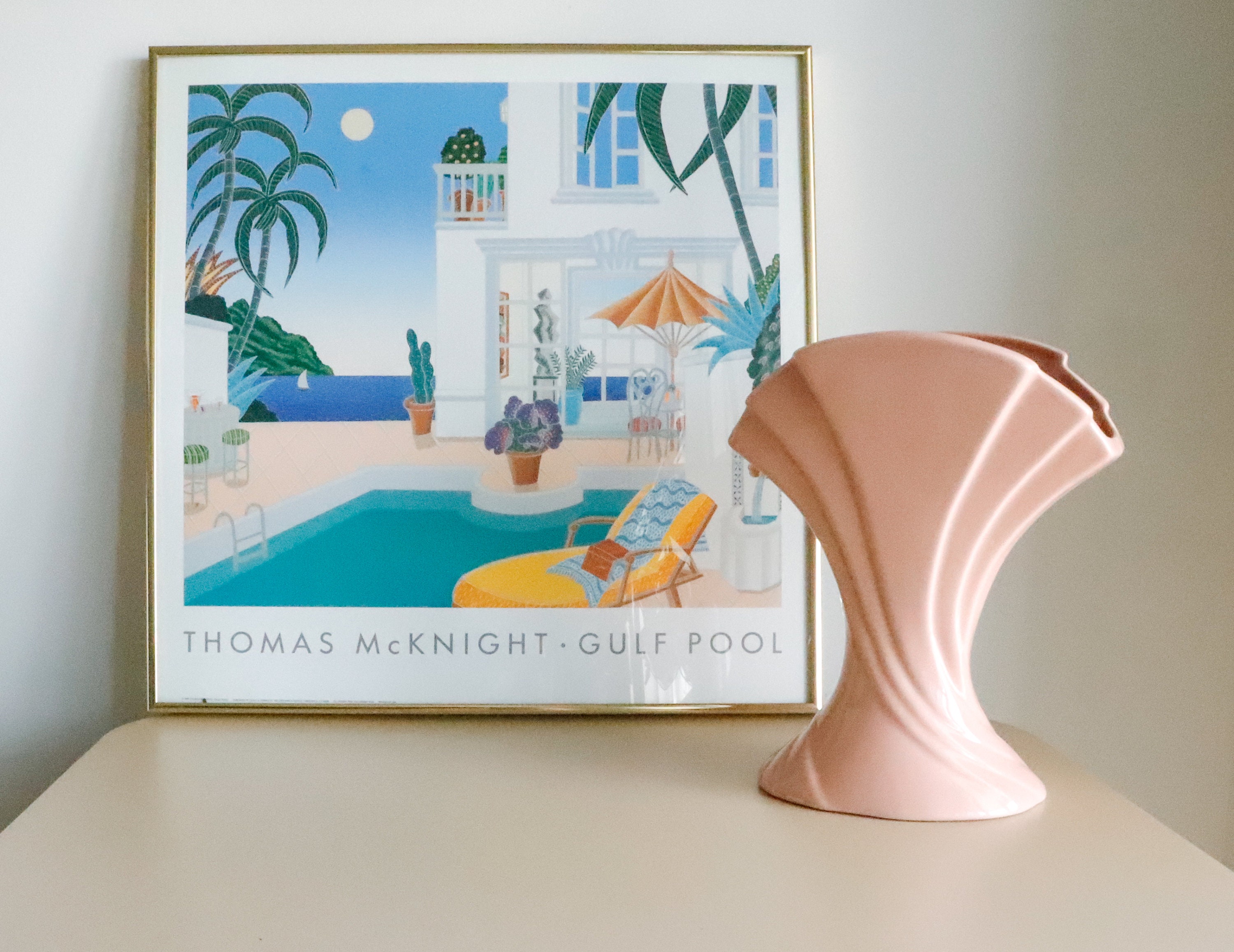 Thomas Mcknight Gulf Pool Framed Print Rare Limited Edition - Etsy