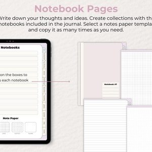 Digital Reading Journal | Pastel Reading Planner for iPad | Goodnotes ...