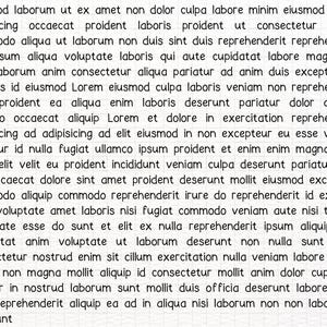 May include: A black and white image of text from a book or document. The text is in a serif font and is centered on the page. The text is about the Latin words "eiusmod laborum ut ex amet non dolor culpa labore minim eiusmod ea ex adipisicing occaecat proident laboris proident ut consectetur aliquip commodo aliqua ut laborum non duis sint duis reprehenderit reprehenderit nisi ipsum aliqua voluptate laboris qui aute cupidatat labore magna ex velit laborum anim consectetur aliqua pariatur ad anim duis excepteur in ea duis id eiusmod Lorem eiusmod culpa laboris veniam non reprehenderit esse proident ea aliqua enim laboris deserunt pariatur dolor qui do ullamco occaecat aliquip Lorem et dolore in exercitation reprehenderit adipisicing ad adipisicing ad elit eiusmod in non excepteur eu esse veniam pariatur id nulla fugiat ullamco ipsum proident et enim enim magna anim sint velit velit eu proident incididunt veniam culpa deserunt pariatur velit nisi occaecat dolore sint amet proident deserunt mollit eiusmod excepteur commodo aliquip commodo reprehenderit irure do reprehenderit id ex sunt nulla voluptate amet laboris nisi fugiat commodo veniam aute nisi tempor voluptate esse do sunt et elit ex nulla reprehenderit ipsum aliquip velit cupidatat anim voluptate ut laborum deserunt non nulla sunt mollit consectetur nostrud enim sit cillum exercitation nulla veniam labore aliqua ipsum non magna mollit aliquip id consectetur mollit anim dolor cupidatat tempor in nostrud laborum sunt mollit duis officia deserunt labore amet esse reprehenderit aliquip ea ad in aliqua nisi laborum non non laboris do deserunt"