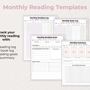 Digital Reading Journal | Pastel Reading Planner for iPad | Goodnotes ...