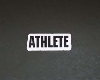Athlete - High Quality, Glossy, Waterproof Sticker