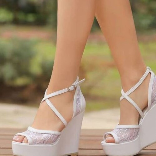 Wedges Wedding Shoes Bride Shoes Bridal 
