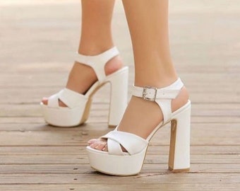 Platform , Bridal Shoes , Heels , high heels , wedding shoes , bride shoe , high heel  , Platform bridal shoes , Platform Bridal shoes