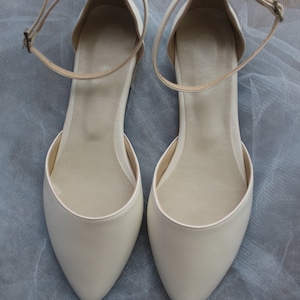 Flat Ankle Strap Flats Flaat Wedding Shoes flat Flat - Etsy