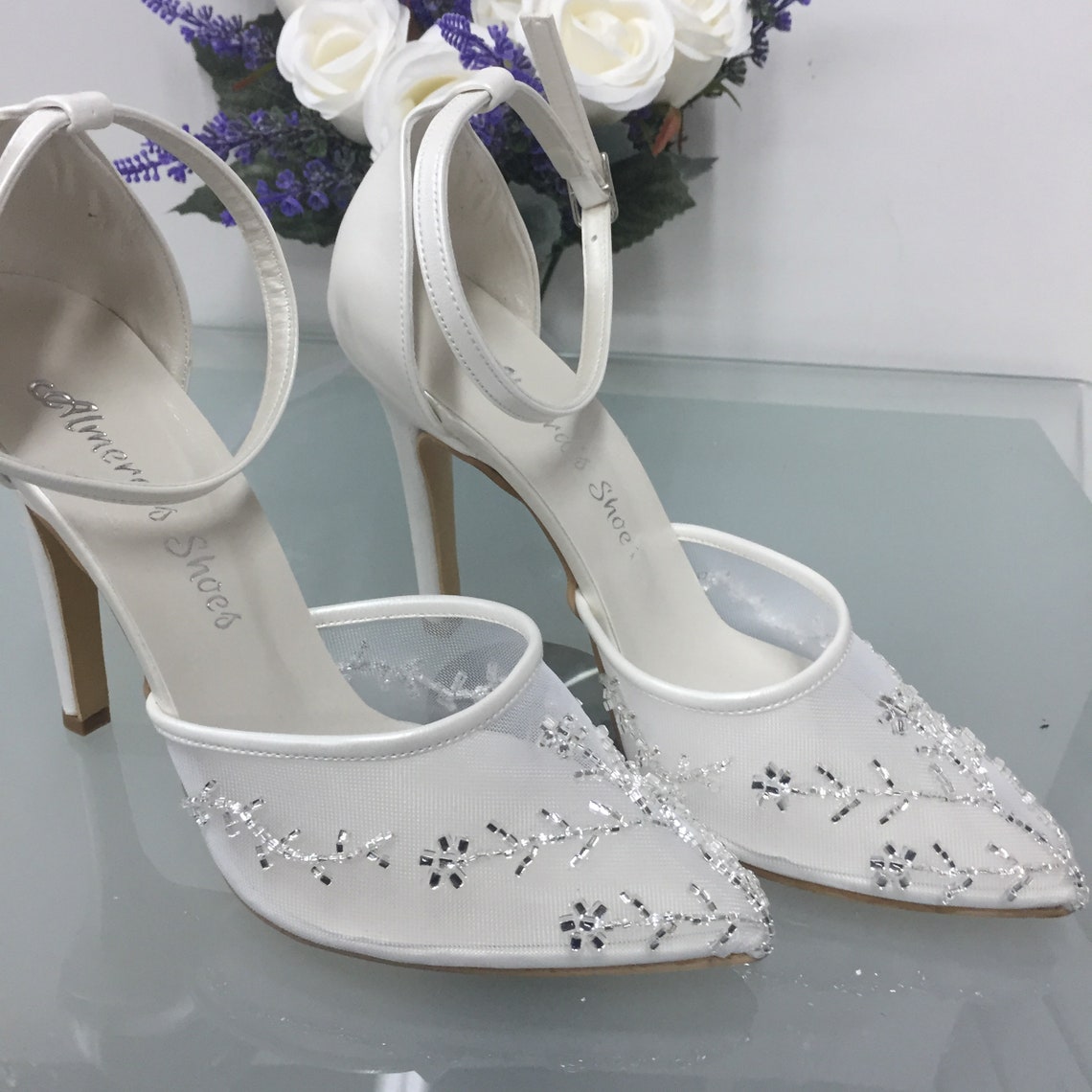 embellished heels for wedding