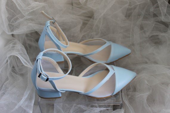 Light blue casual shoes sale