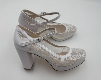 Black and White Maryjane Prada Heels Size 36 - Etsy