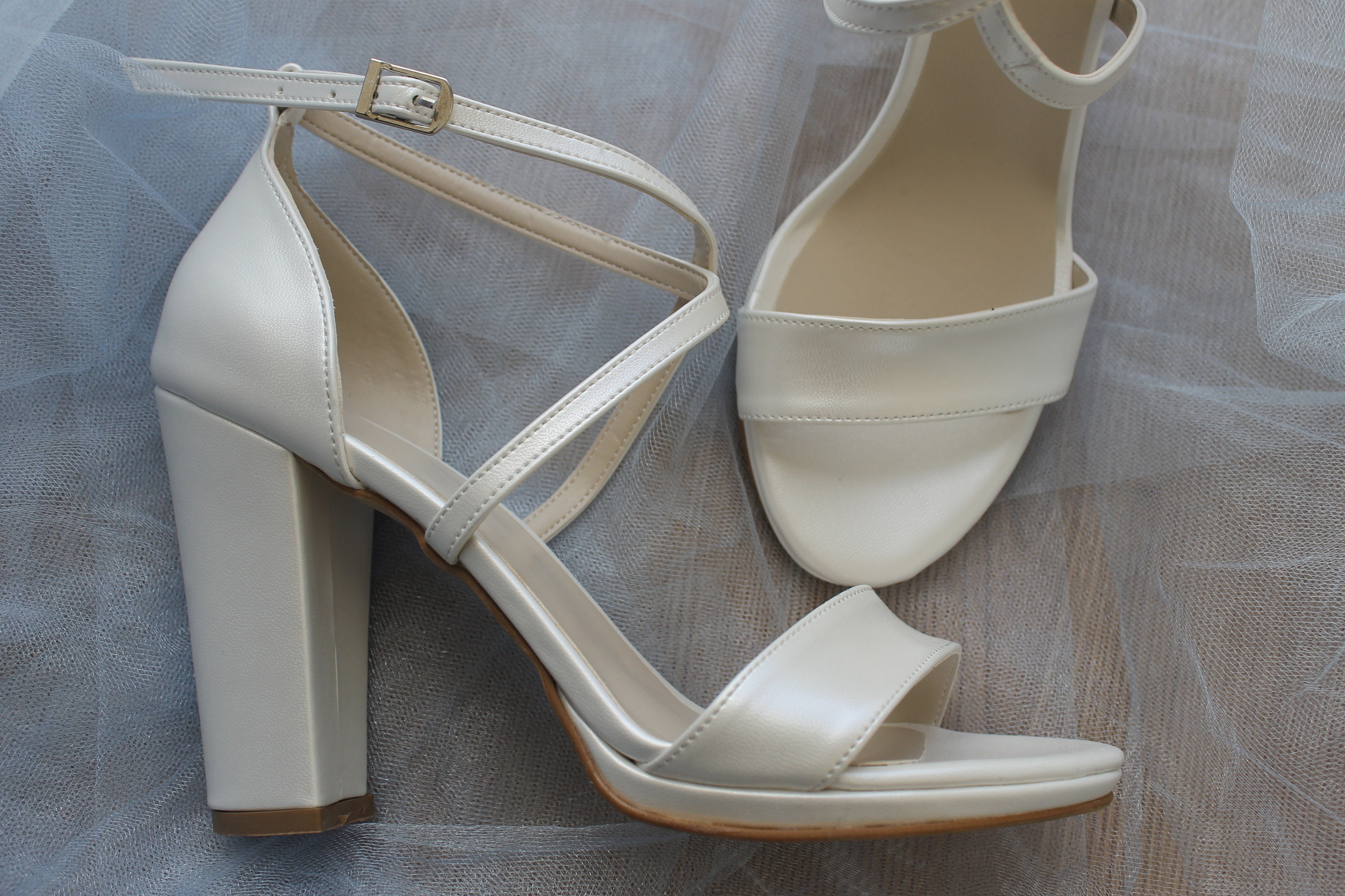White 3 Inch Heels - Etsy