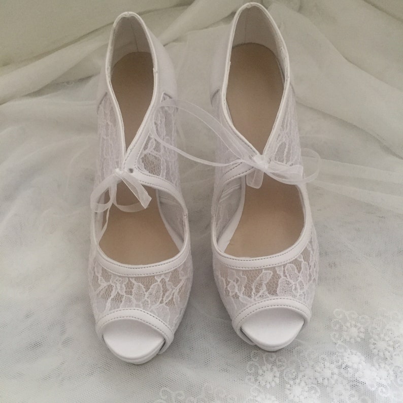 high bridal shoes