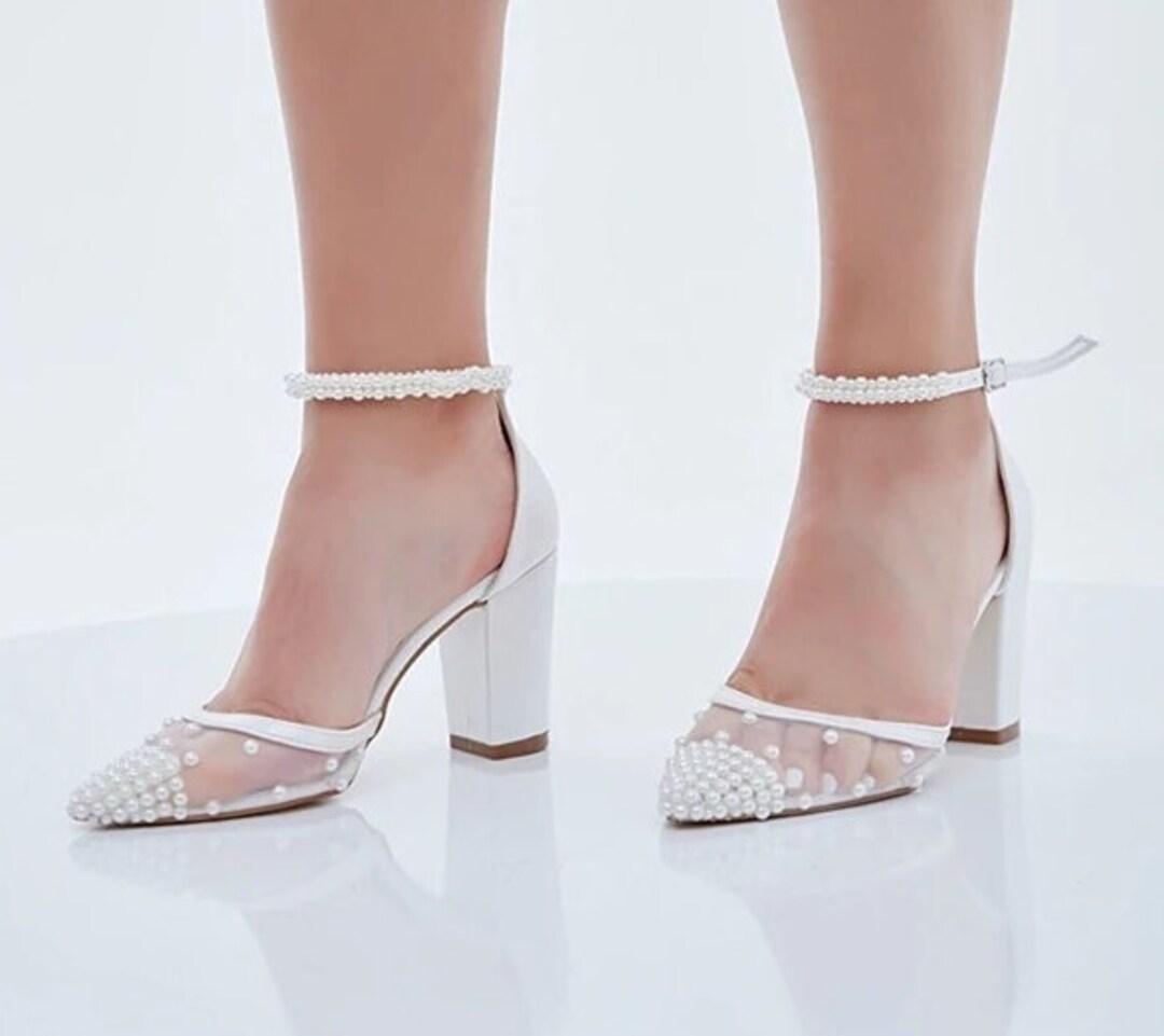 embellished low heels