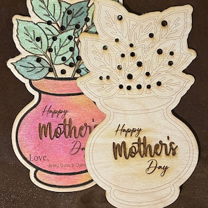 Mother&#39;s Day Wild Flower/Dandelion collector vase