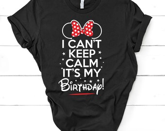 Disneyworld shirt, Birthday disneyland shirts, Disneyland birthday shirt, Disneyland birthday tshirt