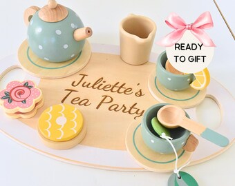 Asda cared wooden afternoon tea set